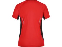 Daiber JN 390 Dámské běžecké tričko s výstřihem do V 02.0390 red/black 7