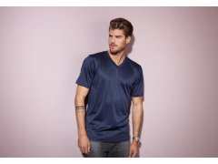 Daiber JN 736 Pánské sportovní tričko s výstřihem do V 02.0736 lime green 1