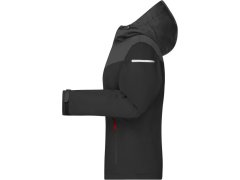 Daiber JN 1179 Dámská outdoorová softshellová bunda 02.1179 black/carbon/light red 4