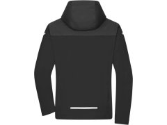 Daiber JN 1180 Pánská outdoorová softshellová bunda 02.1180 black/carbon/light red 4