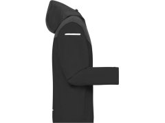 Daiber JN 1180 Pánská outdoorová softshellová bunda 02.1180 black/carbon/light red 8