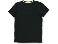 Stedman Active 140 Crew Mesh-T Pánské sportovní tričko vzor "ptačí oko" 05.8400 black opal 1