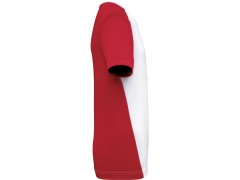 Kariban ProAct PA 4014 Pánské kontrastní sportovní tričko 20.4014 white/red 3