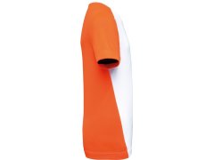Kariban ProAct PA 4014 Pánské kontrastní sportovní tričko 20.4014 white/fluorescent orange 8
