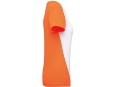 Kariban ProAct PA 4015 Dámské kontrastní sportovní tričko 20.4015 white/fluorescent orange 5