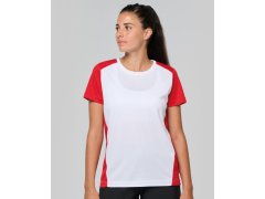 Kariban ProAct PA 4015 Dámské kontrastní sportovní tričko 20.4015 white/fluorescent orange 6
