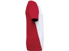 Kariban ProAct PA 4016 Dětské kontrastní sportovní tričko 20.4016 white/red 3