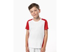 Kariban ProAct PA 4016 Dětské kontrastní sportovní tričko 20.4016 white/navy 5