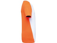 Kariban ProAct PA 4016 Dětské kontrastní sportovní tričko 20.4016 white/fluorescent orange 1