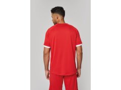Kariban ProAct PA 4045 Unisex kontrastní sportovní tričko 20.4045 sporty red/white 7