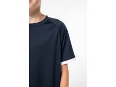 Kariban ProAct PA 4046 Dětské kontrastní sportovní tričko 20.4046 black/white 4