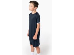 Kariban ProAct PA 4046 Dětské kontrastní sportovní tričko 20.4046 black/white 5