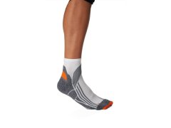 Kariban ProAct PA 035 Běžecké sportovní ponožky 20.P035 white/grey/orange 3
