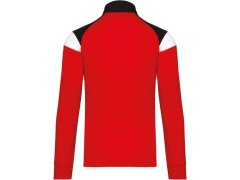 Kariban ProAct PA 387 Tréninková mikina s 1/4 zipem 20.P387 sporty red/black 1