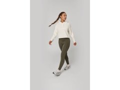 Kariban ProAct PA 396 Dámská crop mikina s kapucí 20.P396 sporty khaki 3