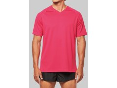Kariban ProAct PA 476 Pánské sportovní tričko s&nbsp;výstřihem do V 20.P476 fluorescent orange 2