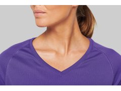 Kariban ProAct PA 477 Dámské sportovní tričko s výstřihem do V 20.P477 fluorescent orange 7