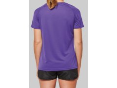Kariban ProAct PA 477 Dámské sportovní tričko s výstřihem do V 20.P477 violet 5
