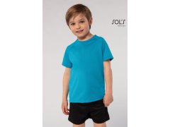 SOL´S Sporty Kids Dětské raglánové sportovní tričko 25.1166 neon green 2