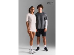 SOL´S Storm Unisex interlock sportovní tričko 25.4810 melange french navy/french navy 7