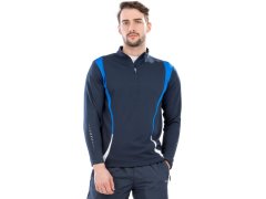 Spiro S 178X Tréninkový top s "1/4" zip s dlouhým rukávem 29.178X red/black/white 3