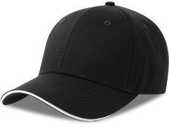 Atlantis Headwear Sport Sandwich-S 6 panelová sandwich kšiltovka 33.0275 black 4