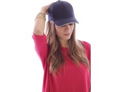 Atlantis Headwear Sport Sandwich 6 panelová baseball kšiltovka "Sport Sandwich" 33.0504 navy/white 7