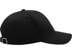 Atlantis Headwear Sport Sandwich 6 panelová baseball kšiltovka "Sport Sandwich" 33.0504 black/white 7
