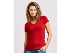Promodoro 3086 Dámské tričko Slim Fit s&nbsp;výstřihem do V 40.3086 sports grey 4