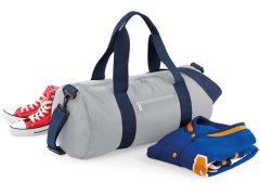 BagBase BG 140 Kulatá sportovní taška 52.0140 light grey/french navy 7