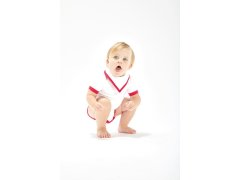 Babybugz BZ 23 Bryndák bandana 71.0023 white/red 4