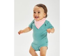 Babybugz BZ 23 Bryndák bandana 71.0023 white/heather grey melange 1