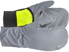 Craft Corporate Essence Hybrid Glove Tréninkové rukavice „2 v 1“ 81.6635 flumino/silver 1