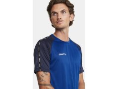 Craft Teamwear Squad Go Contrast Jersey M Pánské kontrastní sportovní tričko 82.2725 black/granite 6