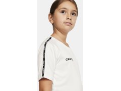 Craft Teamwear Squad Go Contrast Jersey Jr Dětské kontrastní sportovní tričko 82.2727 bright red/express 2
