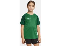 Craft Teamwear Squad Go Contrast Jersey Jr Dětské kontrastní sportovní tričko 82.2727 bright red/express 7