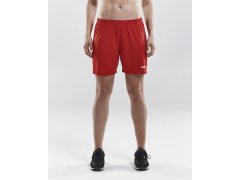 Craft Teamwear Squad Go Short Solid W Dámské sportovní kraťasy 82.5576 bright red 2