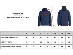 Tenson Core Ski Jacket Men Pánská lyžařská bunda s&nbsp;kapucí 84.7086 black 5