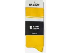 Mr. Socks L 05009 Sportovní ponožky "Ballersocks Classic" 88.5009 green/white 7