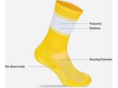 Mr. Socks L 05009 Sportovní ponožky "Ballersocks Classic" 88.5009 black/white 3