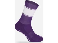 Mr. Socks L 05010 Sportovní ponožky "Ballersocks Light" 88.5010 purple/white 1