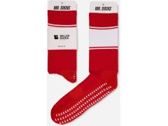 Mr. Socks L 05010 Sportovní ponožky "Ballersocks Light" 88.5010 red/white 8