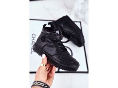 Dětská Zateplená Sportovní Obuv Big Star GG374040 Černé 2