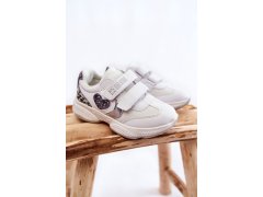 Dětská sportovní obuv na suchý zip Big Star KK374022 Bíle 2
