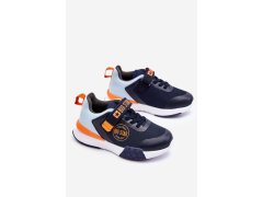 Nízká dětská sportovní obuv Memory Foam System Big Star LL374215 Námořnická modrá 6