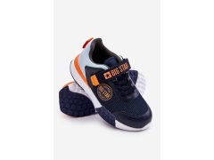 Nízká dětská sportovní obuv Memory Foam System Big Star LL374215 Námořnická modrá 7