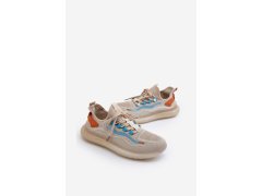 Pánské sportovní boty HI-POLY SYSTEM Big Star NN174452 Beige 7