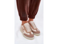 Nízké Dámské Sportovní Boty Z Eko Kůže Béžové Iladira 2