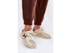 Nízké dámské sportovní boty zlaté Zelevelis 1