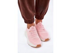 Pohodlné Dámské Sportovní Boty Big Star RR274A131 HI-POLY SYSTEM Růžové 4